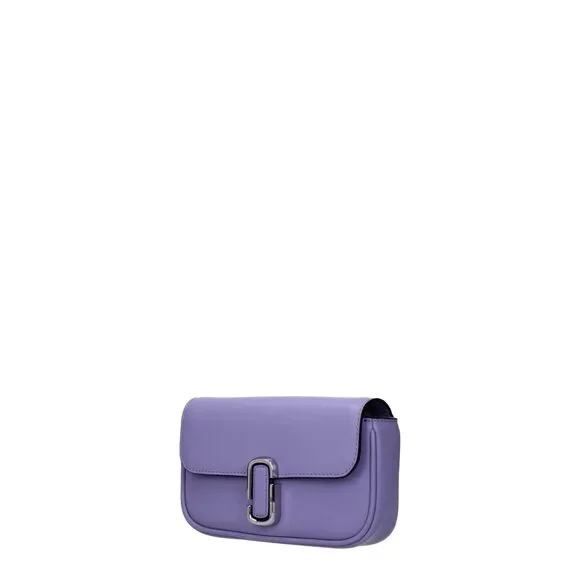 Marc Jacobs Purple Leather Crossbody Bags - Picture 3 of 4